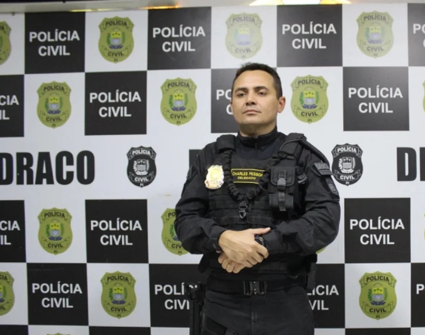 Delegado Charles Pessoa deixa o DRACO para cumprir prazo eleitoral e deve disputar vaga na Câmara Federal