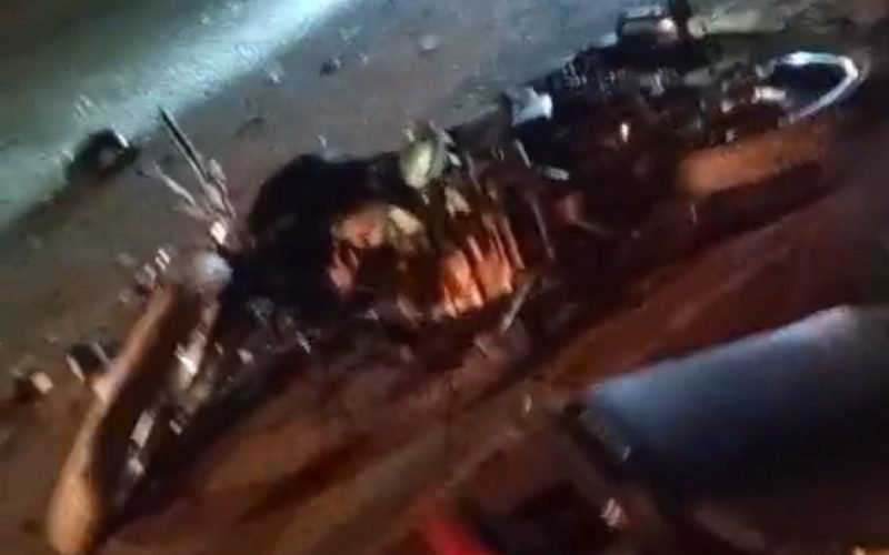 Acidente entre motos deixa dois feridos na Avenida Juarez Távora em Esperantina